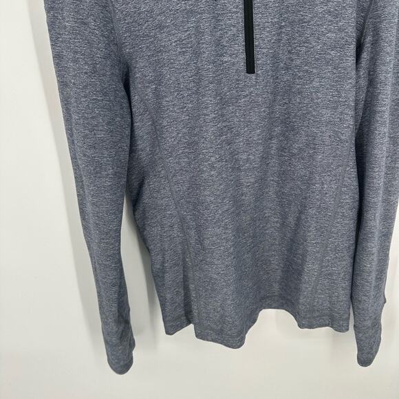 Lululemon Surge Warm 1/2 Zip *Silver Heathered Dark Slate Mens Size Medium - Picture 3 of 8